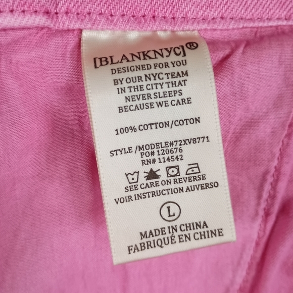 Blank NYC Pink Jumpsuit with Chic Design - Picture 9 of 9